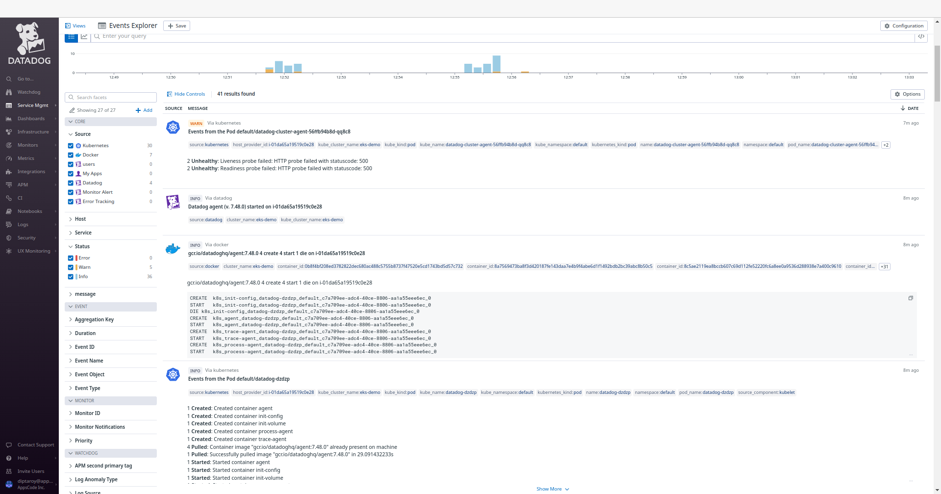 Datadog Events